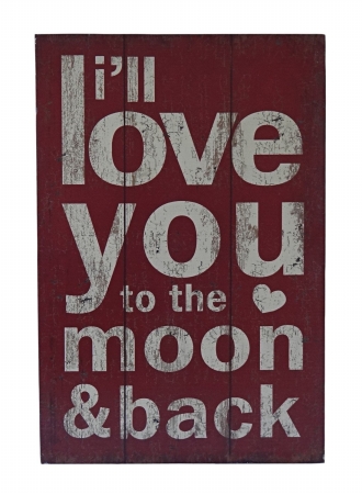 Cheung's Fp-3700 I'll Love You To The Moon And Back Wall Art