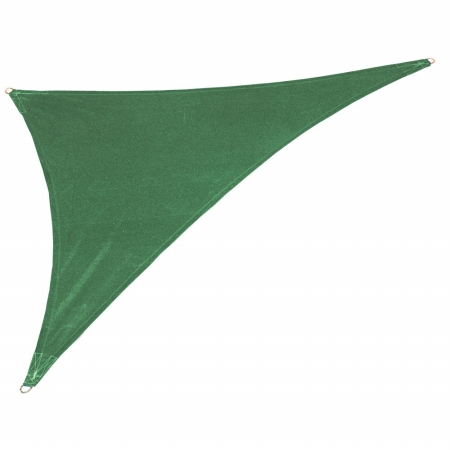 Gale Pacific Usa 473846 Coolaroo Coolhaven Shade Sail Rt Tri 15'x12'x9' Heritage Green