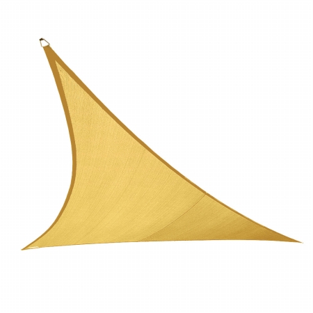Gale Pacific Usa 473914 Coolaroo Coolhaven Shade Sail Triangle 12' Sahara With Fixing Kit