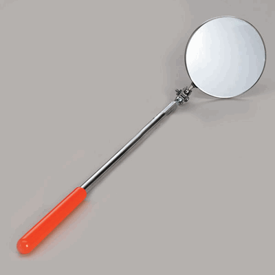 64010 3 .75 In. Round Inspection Mirror With Handle