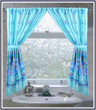 Fwc-oc Oceanic Fabric Window Curtain