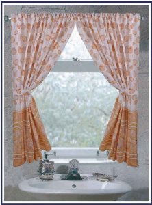 South Beach Fabric Window Curtain In Ivory