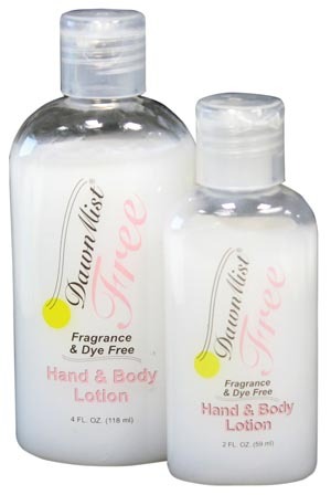 Hlf02 Fragrance Free Hand & Body Lotion, 2 Oz Bottle With Dispensing Cap