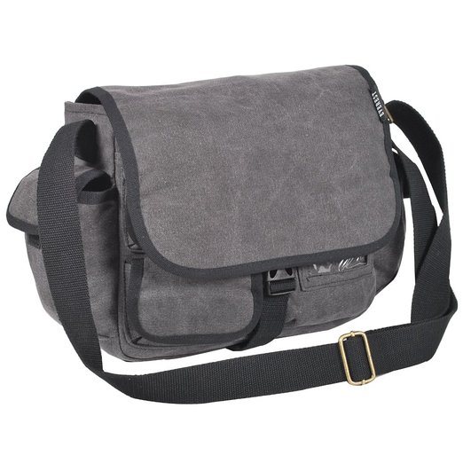 Ct073s-cca Canvas Messenger - Notebook - Charcoal