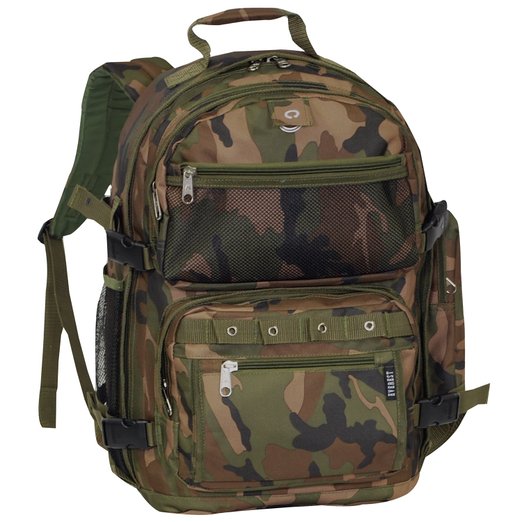 Oversize Woodland Camo Backpack - Camo