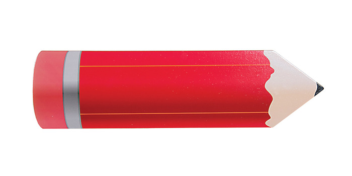 G6511 Pencil Red