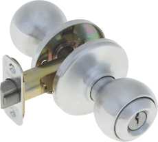 UPC 042049975048 product image for Kwikset 803203 400T Entry With Adj Latch Satin - Pack Of 2 | upcitemdb.com
