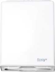880551 Metal Combo Folded Hand Towel Dispenser White