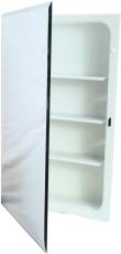 561280 Recessed Plastic Medicine Cabinet White 16x20 In.