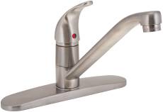 106164 Kitchen Faucet Without Sprayer Pvd Brushed Nickel
