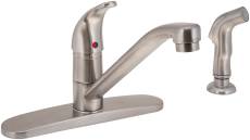 106170 Kitchen Faucet With Sprayer Pvd Brushed Nickel