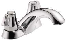 Mpany Delta Lavatory Faucet Two Blade Handles Lead Free Chrome