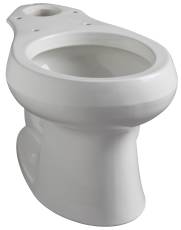 109710 Kohler Wellworth Round Front Toilet Bowl With 12 In. Rough, White