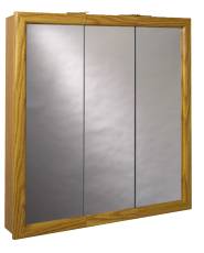 UPC 043197009012 product image for 101562 24 In. Oak Mdf Triview Medicine Cabinet K24 | upcitemdb.com