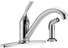 Mpany 400lf Delta Kitchen Faucet Single Lever Handle Lead Free Chrome