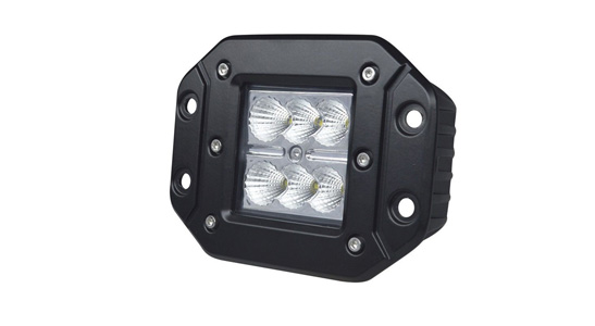 3 Inches Square Flush Mount Cree Led For Fog Driving Lights Atv Jeep Truck ( 1 Pair = 2 Pieces )