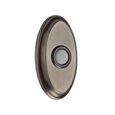 9br7016-005 Wired Oval Bell Button - Matte Antique Nickel