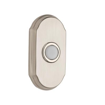 9br7017-002 Wired Arch Bell Button - Satin Nickel