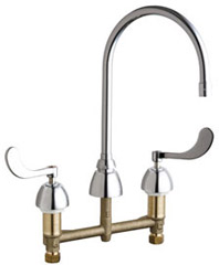 201-g8ae3-317ab 8 In. Widespread 2-handle High Arc Bathroom Faucet In Chrome With 8 In. Rigid-swing Gooseneck Spout