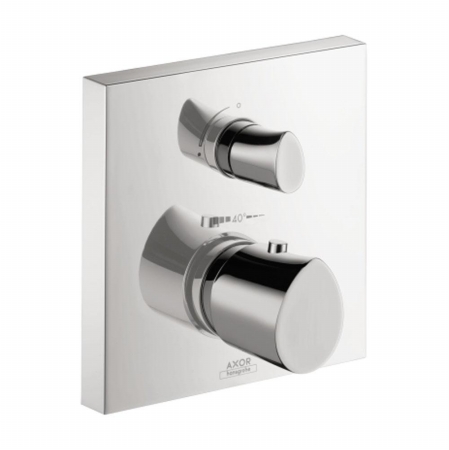 12716001 Starck Organic 2-handle Thermostatic Shower Faucet Trim Kit In Chrome - Valve Not Included