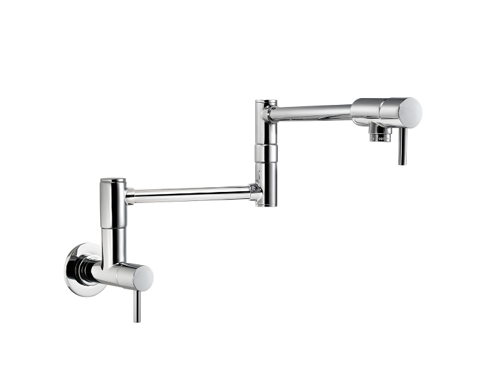Gt533-pfc Lita Wall Mounted Potfiller In Polished Chrome