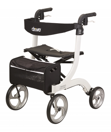 Drive Medical Rtl10266wt Nitro Euro Style White Rollator Walker