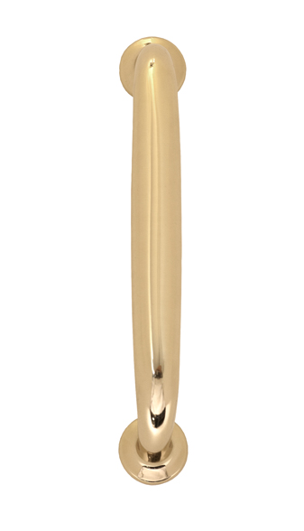C02-p5700-605 Colonial Revival Pull - 5.5 In. C-c - Polished Brass