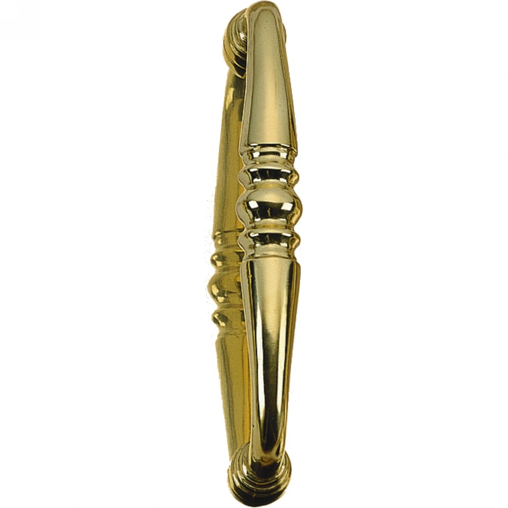 C02-p7980-605 Colonial Door Pull - 8 In. C-c - Polished Brass
