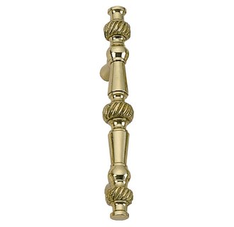 C06-p0000-605 Rope Door Pull - 6 In. C-c - Polished Brass