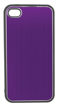 UPC 805112101320 product image for Bytech Ny Inc CL5-804 Gunmetal Purple Metal Protective IPhone 5 Case | upcitemdb.com