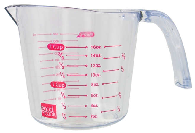 19864 2 Cup Poly Measuring Cup