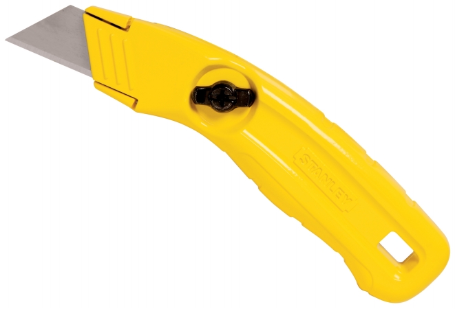 Hand Tools 10-705 Ergonomic All Metal Fixed Blade Utility Knife