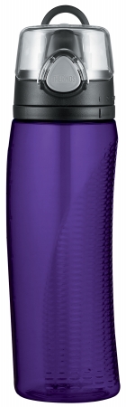 Hp4000dptr16 24 Oz Deep Purple Hydration Bottle With Meter
