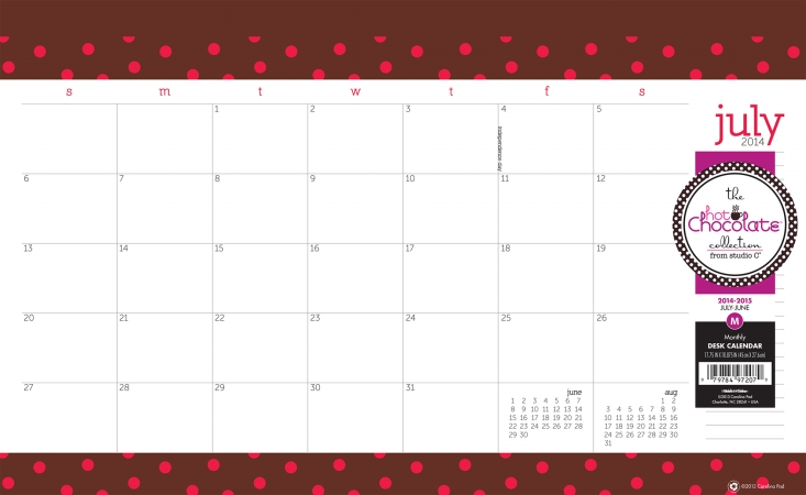 UPC 079784972070 product image for Carolina Pad - Cpp 98493 10.875 in. X 17 in. Desk Calendar | upcitemdb.com