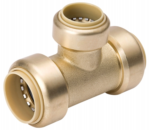 B And K Industries 632-554hc 1 In. X 1 In. X .50 In. Low Lead Brass Reducing Tee