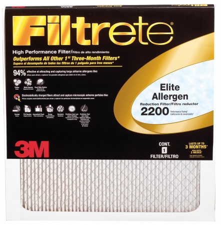 Ea02dc-6 20 In. X 20 In. X 1 In. Filtrete Elite Allergen Reduction Filter Pack Of 6
