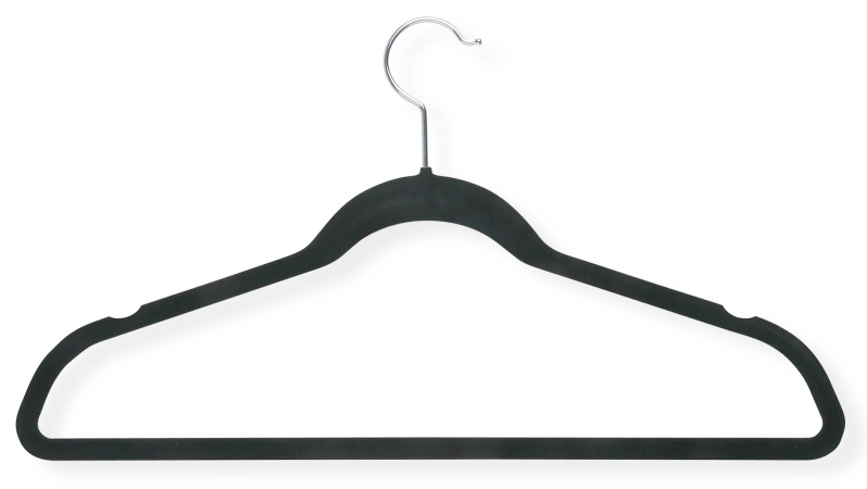 Honey Can Do Hng-01339 17.75 In. X 9.5 In. Velvet Touch Suit Hanger 3 Count