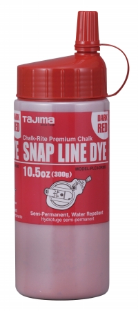 Plc3-dr300 10.5 Oz Dark Red Snap Line Powdered Chalk
