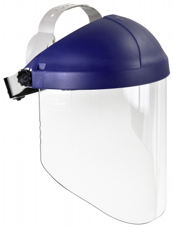 82783-00000 Clear Polycarbonate Faceshield With Ratchet Headgear