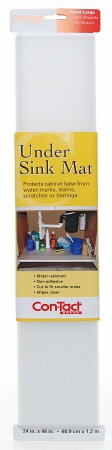Ktch-cusm01-06 24 In. X 48 In. Clear Protective Under Sink Mat