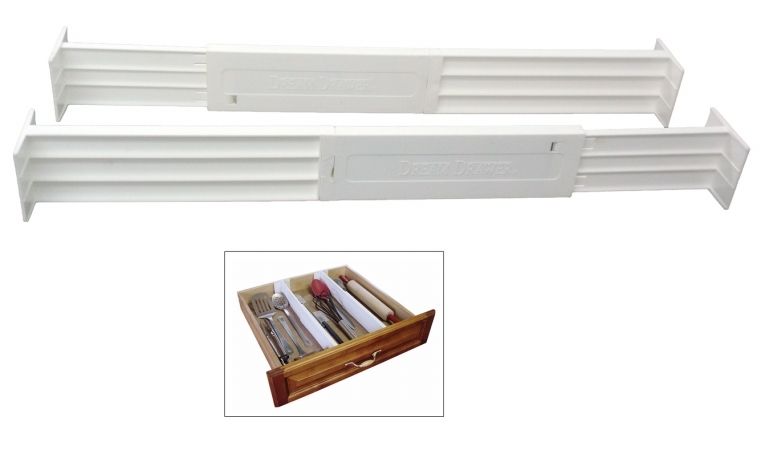 B1601 2.5 In. Spring Loaded Drawer Dividers 2 Count
