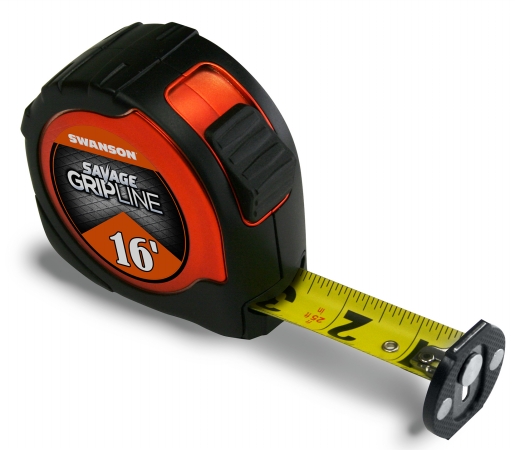 Swanson Tool Svgl16m1 16 In. Magnetic Gripline Tape Measure