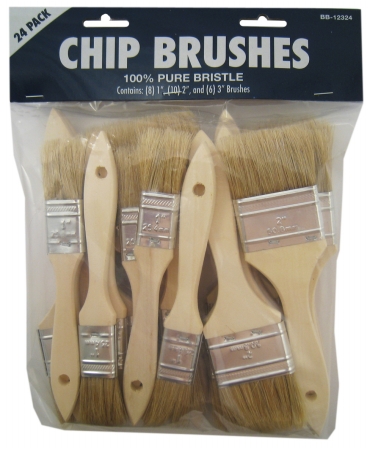 Bb12324 24 Count Assorted Chip Brushes