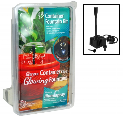 Llc Dcfkl Container Fountain Kit With Lights