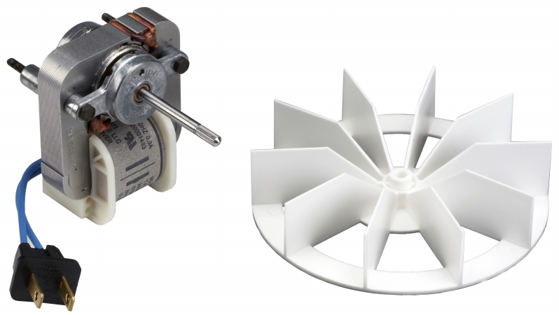 Broan/nautilus Bp 27 50 Cfm Bathroom Fan Motor & Blower Wheel