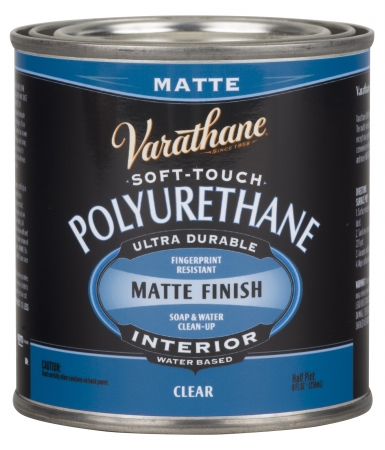Rustoleum 262075 Half Pint Clear Matte Finish Soft Touch Polyurethane