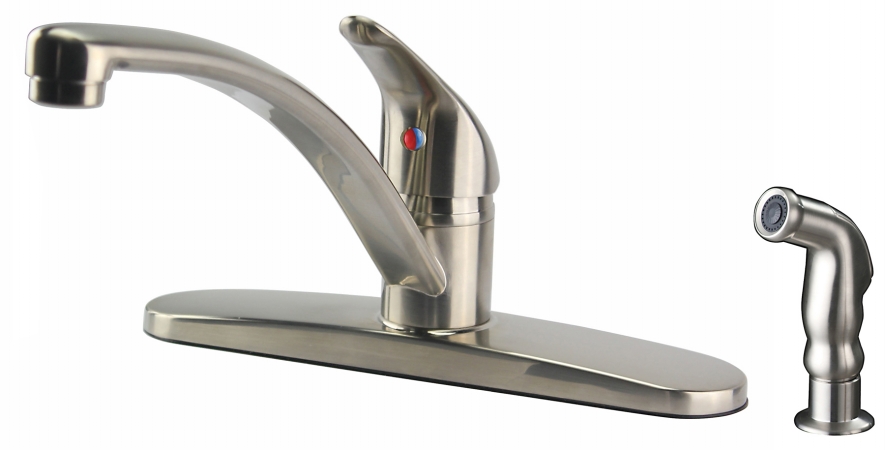 Uf10243 Stainless Steel Single Handle Kitchen Faucet With Sprayer