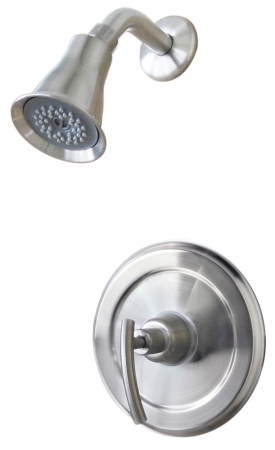 Uf78803-1 Brushed Nickel 1 Handle Contemp Tub & Shower Faucet