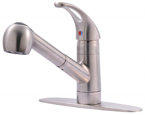 Uf12003 Ss Single Handle Kitchen Faucet With Pull Out Spray
