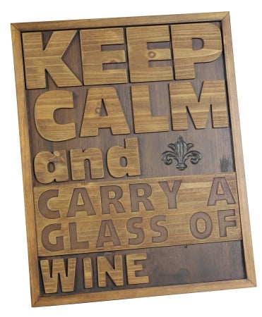 UPC 780743667561 product image for Pinnacle Strategies Llc P21752-BH-YGPB Keep Calm Wood Wall Plaque | upcitemdb.com